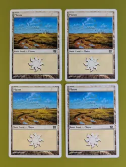 Plains (334) x4 Eighth Edition 8th 4x Magic the Gathering MTG - Image 1