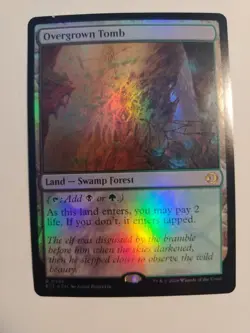 Foil Overgrown Tomb 266 NM MTG Lorwyn Eclipsed Magic - Image 1
