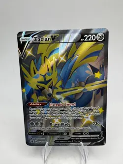 Pokemon TCG SWSH: Sword & Shield Promo Cards #SWSH292 Zacian V (Shiny) - Image 1