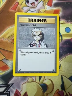 PROFESSOR OAK - 88/102 - Base Set - 4th Print - 1999-2000 - Pokemon Card - NM - Image 1