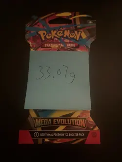 (VERY HEAVY) 33.07g Pokemon TCG Mega Evolution Sleeved Booster Pack (SEALED)✅ - Image 3