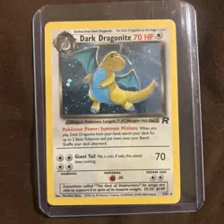 Pokemon Dark Dragonite Holo Rare TCG Card 5/82 Mint Condition - Image 1