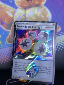 Super Boost Energy Prism Star - 136/156 - Pokemon Ultra Prism Sun Moon Card NM - Image 1
