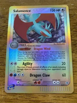 Pokemon Salamence Reverse Holo Ex Dragon 10/97 NM - Image 1