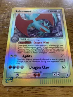 Pokemon Salamence Reverse Holo Ex Dragon 10/97 NM - Image 3