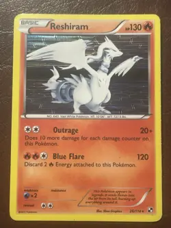 Reshiram 26/114 Holo 2011 Black & White Pokemon TCG - Image 1