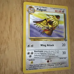 Pokemon Vintage Non-holo Rare Pidgeot Jungle 24/64 WotC 1999 Wizards TCG LP - Image 5
