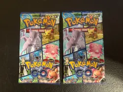Pokemon TCG Pokemon Go Booster Pack Lot Of 2 Brand New & Factory Sealed - Image 1