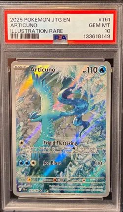 PSA 10 Articuno 161/159 Illustration Rare Journey Together JTG Pokemon - Image 1