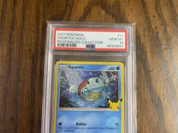 Pokemon TCG 2021 Mcdonalds Celebrations 25th Squirtle Holo PSA 10 #17 - Image 3