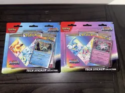 Pokemon Prismatic Evolutions Tech Sticker Collection -Lot of 2 - Image 1