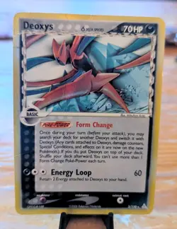 Deoxys Pokemon TCG(Delta Species - Attack Forme) 3/110 Holon Phantoms Holo Rare - Image 1