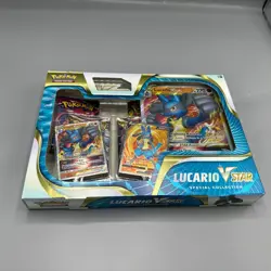 Pokemon TCG Lucario VSTAR Special Collection Box Sealed - Image 1