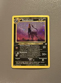 Pokemon TCG: Hundemon (Houndoom) (German) Holo Rare 08/64 Neo Revelation - Image 1