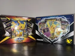 Pokemon Pikachu TCG Shining Fates Collection And Pikachu V Box - Image 1