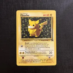 1999 Pokemon Pikachu #1 "ivy" Black Star Promo NM WOTC Wizards - Image 2