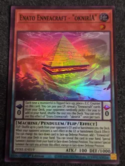 Yugioh! Enato Enneacraft - oknirIA Phantom Revenge SUPER PHRE-EN019 NM - Image 1