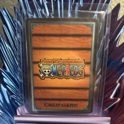 One Piece card Roronoa Zoro Straw Hat Crew Anime Japan TCG Bandai F/S 2002 - Image 2