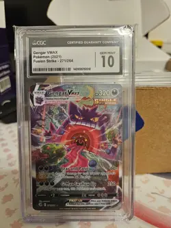 POKEMON CGC 10 2021 Fusion Strike Gengar VMAX 271/264 Alt Art *5028 - Image 1