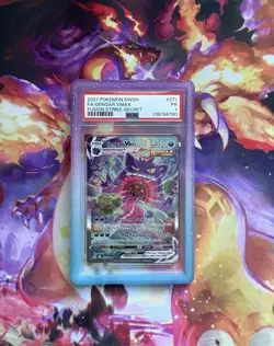 2021 Pokemon SWSH Fusion Strike Gengar VMAX 271/264 Alt Art Secret Rare PSA 1 - Image 1