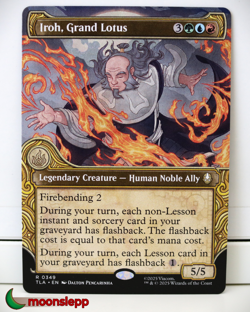 Iroh, Grand Lotus (Showcase) TLA-0349 R NM Avatar: The Last Airbender MTG - Image 1