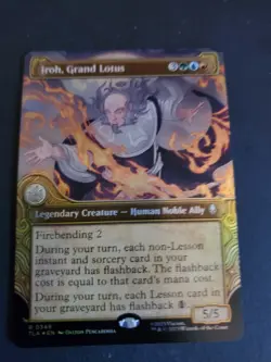 Iroh, Grand Lotus FOIL Showcase - MTG Avatar: The Last Airbender TLA NM - Image 1