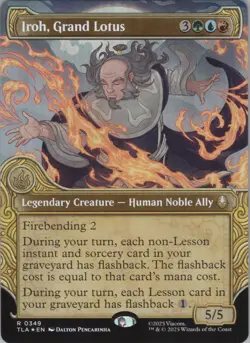 MTG Foil Iroh, Grand Lotus (Showcase) R Avatar: The Last Airbender 349 NM - Image 1