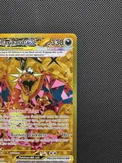 Pokemon TCG Charizard ex 228/197 SV03: Obsidian Flames Gold Secret Hyper Rare NM - Image 3