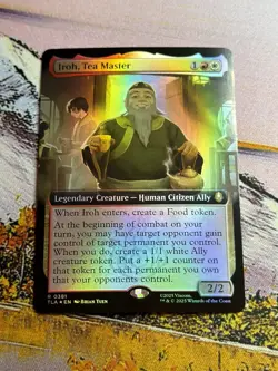 Iroh, Tea Master - Extended Art Foil TLA NM MTG Avatar - Image 2