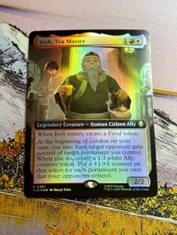 Iroh, Tea Master - Extended Art Foil TLA NM MTG Avatar - Image 3