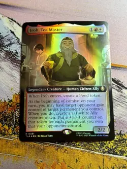 Iroh, Tea Master - Extended Art Foil TLA NM MTG Avatar - Image 4