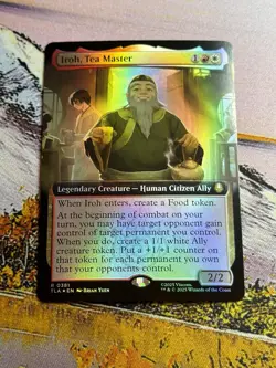 Iroh, Tea Master - Extended Art Foil TLA NM MTG Avatar - Image 5