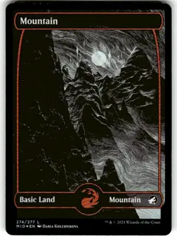 Mountain (Extended Art Foil) 274/277 - MID - Magic MTG - Image 1