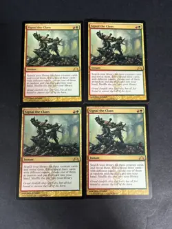 4x MTG Signal the Clans Gatecrash (Playset) - MP - Image 1