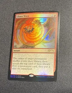 Chaos Warp - FOIL - WPN & Gateway Promo - MTG - Excellent - Image 1