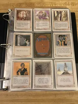 MTG Magic The Gathering 4th Edition Chronicles Binder Collection Partial Sets - Image 1