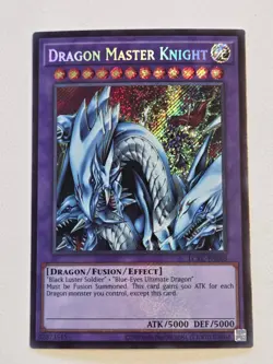 Dragon Master Knight LCKC-EN065 Secret Rare Yugioh Legendary Collection Kaiba NM - Image 1