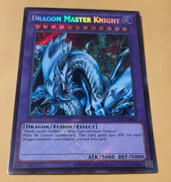 Dragon Master Knight LCKC-EN065 Secret Rare Yugioh Legendary Collection Kaiba NM - Image 1