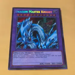 Dragon Master Knight LCKC-EN065 Secret Rare Yugioh Legendary Collection Kaiba NM - Image 2