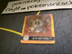 Artbox Pokemon Action Flipz Premier Edition #35 (Rattata & Raticate) MP*** - Image 3