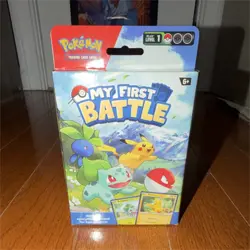 Pokemon My First Battle Starter Deck Kit 2 Mini Decks Pikachu Bulbasaur - Image 1