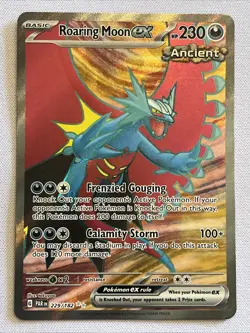 Pokemon Roaring Moon ex 229/182 Paradox Rift NM - Image 1