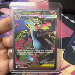 Mega Charizard X ex Phantasmal Flames 109/094 Ultra Rare Holo Pokemon Card T1 - Image 1