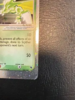 Pokemon TCG Scyther EX Ruby and Sapphire Holo Card 102/109 Vintage 2003 NM - Image 5