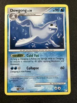 Pokemon TCG Dewgong Mysterious Treasures 45/123 Regular Uncommon LP - Image 1