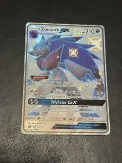 Zoroark GX 77a/73 Promo Shining Legends Holo Full Art Pokemon Card - Image 1