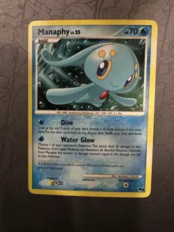 Manaphy 2/17 Pop Series 9 Holo Rare Pokemon TCG Card - Image 1