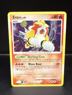 Pokemon Entei Holo Rare TCG Card Secret Wonders 4/132 - Image 1