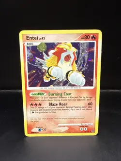 Pokemon Entei Holo Rare TCG Card Secret Wonders 4/132 - Image 3
