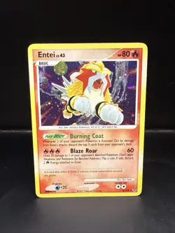 Pokemon Entei Holo Rare TCG Card Secret Wonders 4/132 - Image 4